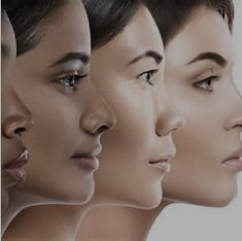 Diverse women different skin types